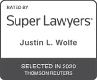 Justin L Wolfe, rated by Super Lawyers